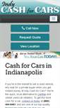 Mobile Screenshot of indycashforcars.com